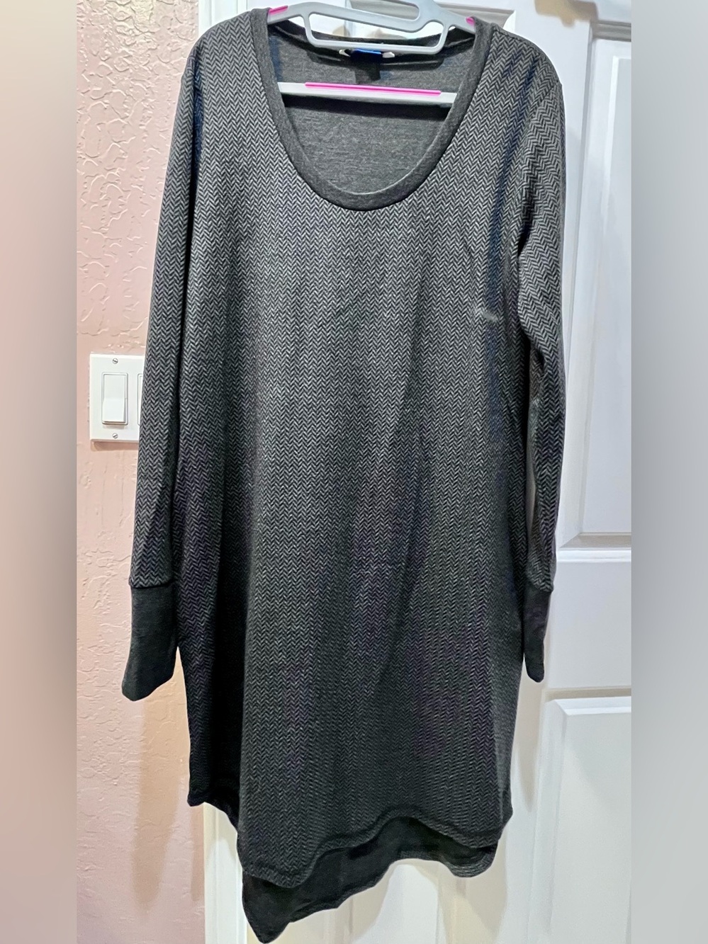 Kavu Long Sleeve Scoop Neck Knit Dress